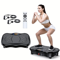 Plaque vibrante d'exercice sans fil à télécommande, machine de vibration pour le corps, super vibro-fit, massage, plaque vibrante, directement de l'usine