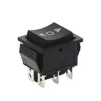 KCD4dpdt 15A 16A 250V on off on 3 position momentary 6 pin rocker switch with VDE KC cUL