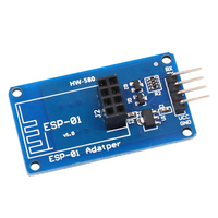 Módulo Adaptador WiFi Inalámbrico Serial ESP8266 ESP-01 3.3V 5V Esp01 Adaptadores de PCB Compatibles