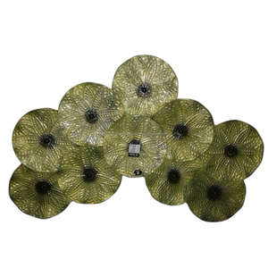 Wrought Iron Multi Circle Wall Decor Hanging Home Decor I Office Decor - Product Image 2