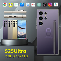 Teléfono Móvil S25 Ultra 5G LTE HD 16GB/1TB, Pantalla OLED de 7.3 Pulgadas, 120Hz, Carga de 65W, 8000mAh, Android 15, 108MP, Octa Core, 4G 5G LTE, Español