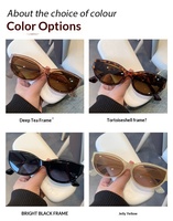 Lunettes de soleil Yuli Modèle 2063, style œil-de-chat sans monture, anti-lumière bleue, double focale, unisexe, élégantes et haut de gamme, pour le marché transfrontalier Europe-Amérique