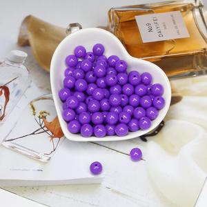 6/8/10mm acrylique couleur unie <span class=keywords><strong>perles</strong></span> rondes à la main bricolage <span class=keywords><strong>perles</strong></span> pour accessoires Bracelets fabrication de bijoux - Product Image 6