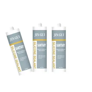 JINGUI 789 Rtv Glass Water Resistant Red Brown Acetic Sanitary Anti-Mildew Silicone Sealant