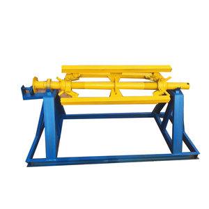 Manual Galvanized Steel Coil Uncoiler for <b>Roller</b> Feed Line Chamfering Machine for Machinery Industries with Gear Core Component - Product Image 5