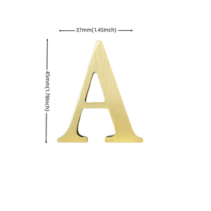 定制不锈钢和黄铜门牌装饰门牌，采用数控加工（5轴）和线切割技术，适用于酒店 - Product Image 5