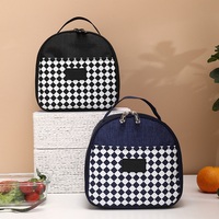 Enfants chauds étudiants sublimation impression sac à lunch isolation pour aliments chauds et froids portable thermique gâteau sac isotherme avec poche en filet