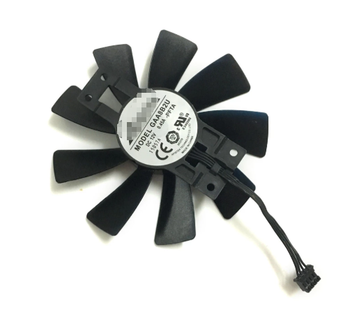 GAA8B2U/GAA8S2U 95mm 4Pin Video Fan VGA Cooler Fans R9 380 2g/4G D5 Graphics Card Replacement