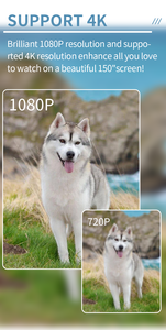 Thiết Kế Mới Cao Cấp Xh269 Full HD Native 1080P LED 4K Wifi <span class=keywords><strong>Android</strong></span> Điện Thoại Thông Minh <span class=keywords><strong>3D</strong></span> Home Video Chiếu - Product Image 2