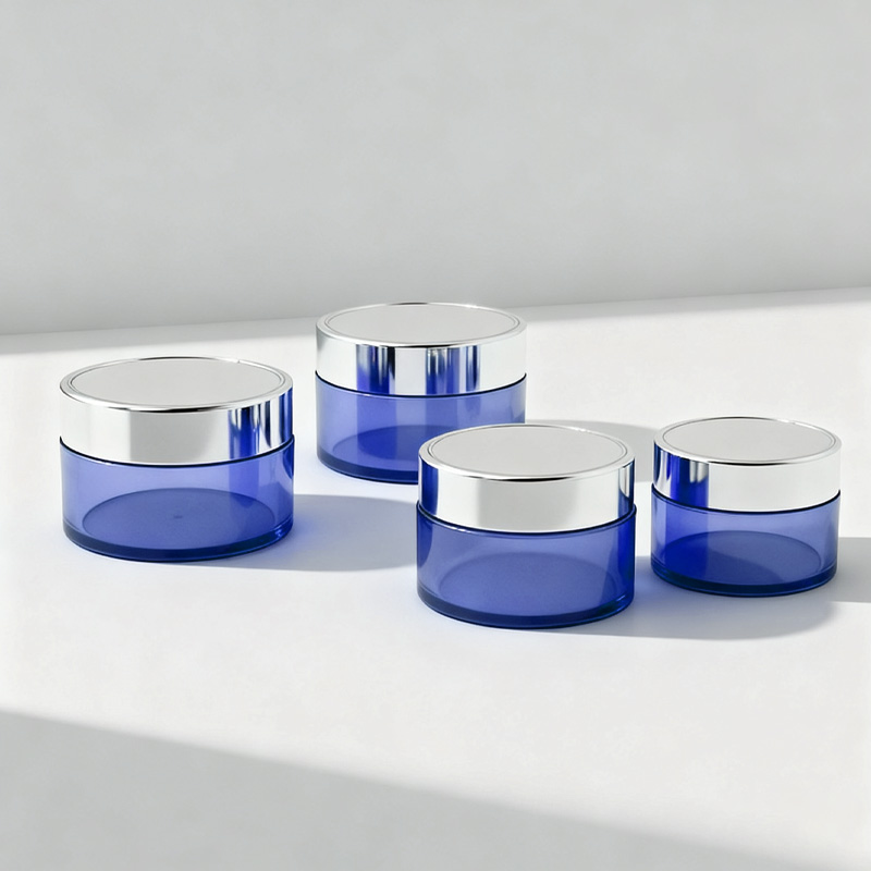 125g200g Factory Price Wholesale Empty Cosmetic Round Shape Translucent Skin Care Packaging Jar Face Cream Jars With Lid