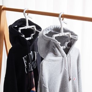 Non-Slip <b>Plastic</b> Bedroom Wardrobe Organizer Storage Rack Convenient Drying Hanger <b>Hook</b> Quick Drying Hoodie Wardrobe - Product Image 4