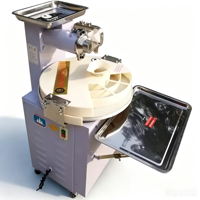 Machine automatique de division et de façonnage de pâte en acier inoxydable 304, 60 pièces/min, 220V, bon prix, usage domestique, pour pizza, pains, restaurants