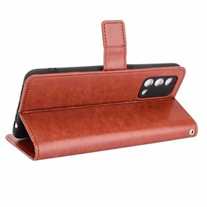 Portafoglio di lusso Crazy Horse DELL'UNITÀ di elaborazione di Vibrazione del Cuoio Della Copertura di Caso Per <span class=keywords><strong>OPPO</strong></span> <span class=keywords><strong>A74</strong></span> 4G/ F19 4G - Product Image 6
