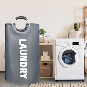 <span class=keywords><strong>Panier</strong></span> <span class=keywords><strong>à</strong></span> <span class=keywords><strong>linge</strong></span> pliable en tissu Oxford grande capacité Cedar Space <span class=keywords><strong>pour</strong></span> chambre et salle de bain, sac de rangement <span class=keywords><strong>pour</strong></span> vêtements avec poignée - Product Image 3