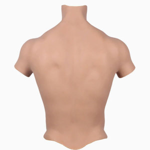 Costume de cosplay en silicone ultra-doux avec ventre musclé et pectoraux artificiels, pour un look musculaire érotique, Halloween, masque, travesti, <span class=keywords><strong>acteur</strong></span> - Product Image 3