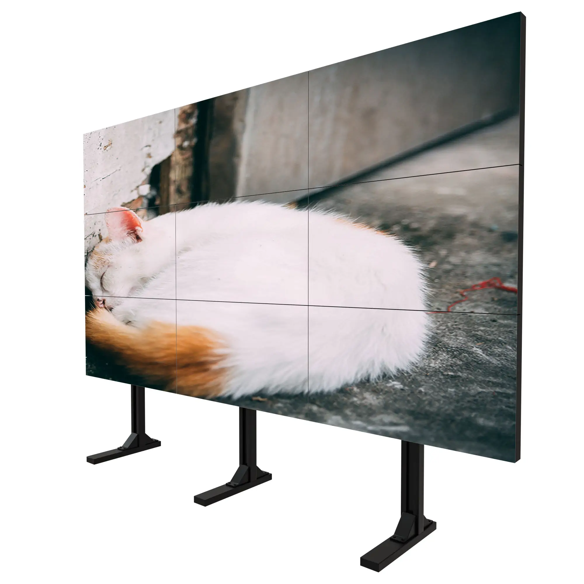 50 인치 LCD 영상 벽 디지털 방식으로 Signage 광고 전시 미디어 플레이어 예리한 스크린