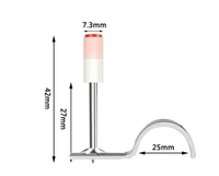 Clous de feu D7.3mm clous de tuyau à vis à crochet commun pour pistolet à clous sans fil