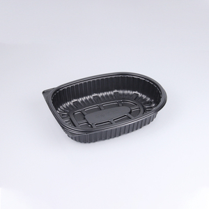 Cajas de embalaje de pollo frito especial de Acción de Gracias Contenedor de pollo asado de plástico desechable con tapa antivaho - Product Image 4