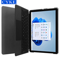 Coque CYKE pour Tablette en Cuir PU, Étui Rigide pour Microsoft Surface Pro 8