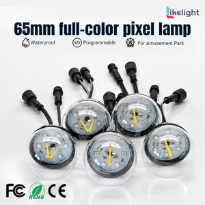 Luz <span class=keywords><strong>de</strong></span> Punto <span class=keywords><strong>de</strong></span> Filamento RGBW <span class=keywords><strong>de</strong></span> 65 mm, DC24V, UCS2904, 360 Grados, IP67, para Parques <span class=keywords><strong>de</strong></span> <span class=keywords><strong>Atracciones</strong></span>, Ferias, Decoración Navideña - Product Image 1