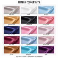 Drap-housse en satin à bords élastiques, drap plat une pièce avec taie d'oreiller assortie, vente en gros, fournisseur OEM ODM