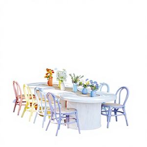 Silla Infantil Moderna de Ratán Tejida a Mano, Muebles Ligeros y Seguros para Decoración de Fiestas de Cumpleaños, Sala de Estar Interior - Product Image 1