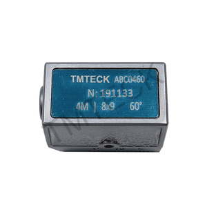 TMTECK - Juego de 3 Transductores Ultrasónicos de Cristal Normal de 4MHz, 8x9mm, con Sondas de Haz Angular de 45, 60 y 70 Grados (Cada Una) - Product Image 1