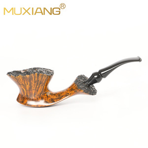 Muxiang Handmade Tobacco Pipe Free Type With Filter For Men Smoking Accessory - Product Image 1