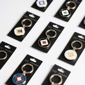 Nhà Sản Xuất Cá Nhân Logo Keyring Nhà Sản Xuất Sắt Kẽm Hợp Kim Móc Chìa Khóa Biểu Tượng Tùy Chỉnh Mềm Cứng Men Kim Loại Móc Khóa - Product Image 1