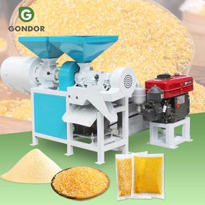 Maíz Samp Meal Grind Degerm Milling Plant Industrial 500 Kg Harina Hacer Molino de maíz Precio de la máquina en Ghana - Product Image 1