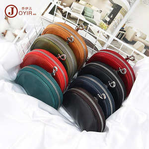 Joyir Genuine Leather <b>Coin</b> <b>Purse</b> Mini Compact Wallet Solid Color Women's Bag Spring 2023 - Product Image 1