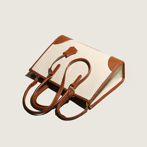 Sac à main en cuir pour femme de luxe à la vente chaude Motif croco Sac à main en cuir PU avec poignée supérieure pour femme de bureau - Product Image 3