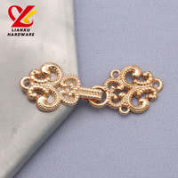 Boucle Métallique HANFU de Haute Qualité du Fabricant, Boutons Chinois Vintage Mère-Fils, Boutons Décoratifs Hanfu, Boucle Métallique Personnalisée