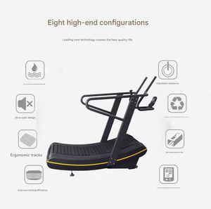 PINJIAN <span class=keywords><strong>Cinta</strong></span> de <span class=keywords><strong>correr</strong></span> de color grafito Máquina para caminar gimnasio curvada <span class=keywords><strong>plegable</strong></span> silenciosa sin energía para el hogar - Product Image 3