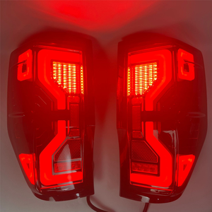สำหรับรถฟอร์ด เรนเจอร์ T6 T7 PX MK <span class=keywords><strong>XLT</strong></span> ปี 2012-<span class=keywords><strong>2021</strong></span> ชุดไฟท้ายและไฟเลี้ยวแบบ LED เลนส์สีแดงใหม่ คู่หนึ่ง แรงดันไฟฟ้า 12V - Product Image 3