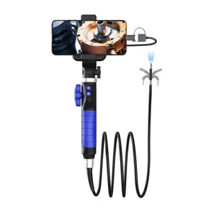 6.4mm 3 In 1 Usb Steering Endoscope Camera 2 Way Articulating Borescope Android Endoscope