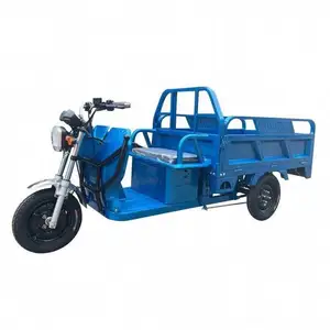 Chang Li Điện Ba Bánh 3 Bánh Xe Dumper Truck 1 Tấn Mang Cargo Xe Máy An Toàn Bền Tự Động Hệ Thống Nâng Thủy Lực