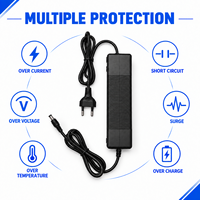 Adaptateur de bureau polyvalent 5,5x2,5mm à options de connecteurs CC multiples 5V 10A 50W à commutation stable pour appareil de beauté et boîtier TV