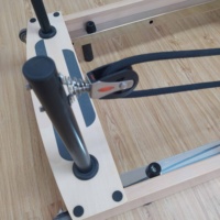 Réformateur professionnel Pilates équipement d'exercice à domicile pliable portable en bois de chêne