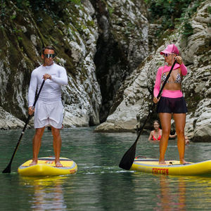 Planche à pagaie <span class=keywords><strong>gonflable</strong></span> légère en gros | OEM debout planche de surf pour les sports nautiques 12'6 "* 30" * 6" - Product Image 5