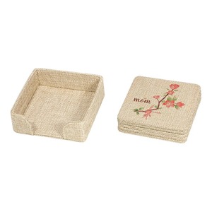 Classic Eco-Friendly <strong>Coaster</strong> Sublimation Blank Burlap Square Round Linen <strong>Coaster</strong> <strong>Table</strong> Cup <strong>Coaster</strong> - Product Image 2