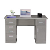 Bureau d'ordinateur en acier inoxydable, console médicale de laboratoire, bureau en acier inoxydable pour atelier sans poussière