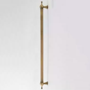 Poignée de porte en laiton antique sur mesure, poignées de porte en laiton vieilli pour portes en verre - Product Image 1