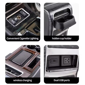 Reposabrazos <span class=keywords><strong>Elison</strong></span> Perforado con Pasillo Central Libre, Caja de Almacenamiento para Reposabrazos de Coche, Accesorios de Modificación Interior para Odyssey Elysion - Product Image 5
