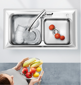 Nhà Máy Giá Hình Chữ Nhật Đôi Bát Bồn Rửa Nhà Bếp Nhôm Di Động Bồn Rửa - Product Image 5