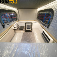 Huntoo Luxe Caravane Pickup Démontable en Aluminium pour Camper sur Camionnette