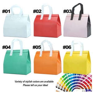 ถุงผ้าใส่ของสำหรับโฆษณาอาหารไม่ทอเก็บความร้อนสไตล์วินเทจแฟชั่นออกแบบโลโก้ได้ตามต้องการ - Product Image 2