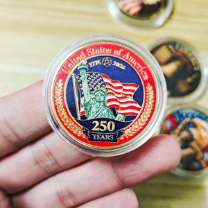 ฉลองครบรอบ 250 ปีสหรัฐอเมริกา 1776-2026 ตราธงอเมริกันรูปนกอินทรี ประกาศประกาศอิสรภาพ 4 กรกฎาคม วันครบรอบ 250 ปีสหรัฐอเมริกา - Product Image 6