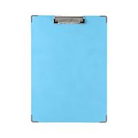 Porte-documents durable avec clip métallique antidérapant et surface d'écriture en carton pour documents de bureau, école et réunions