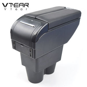 Boîte de rangement intérieure de Console centrale d'accoudoir de déchirure, coussin de repose-bras, décoration de style de voiture, organisateur d'<span class=keywords><strong>accessoires</strong></span> pour citroën C3L - Product Image 3